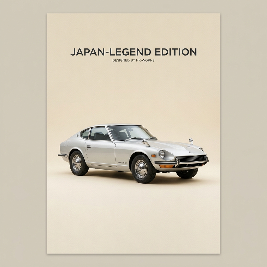 HK-Works Japan-Legend Edition Fahrzeugposter